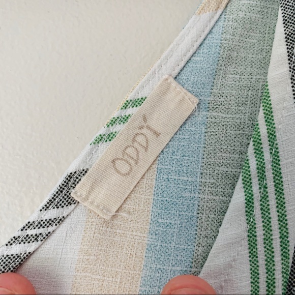 Green Striped Summer Dress - Picture 7 of 7